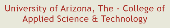 University of Arizona, The - College of Applied Science & Technology